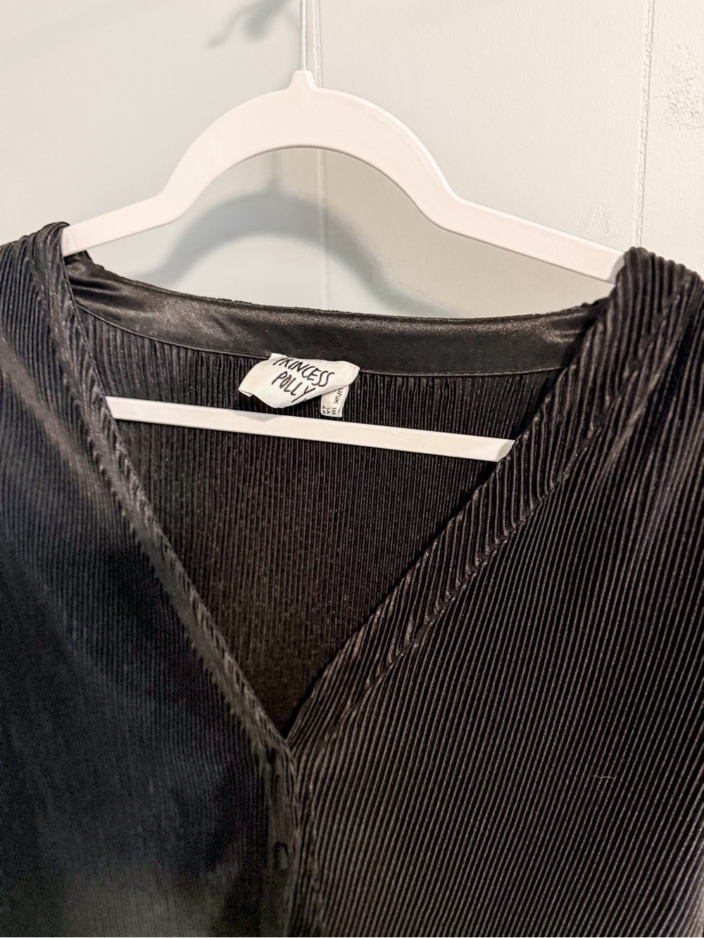 Princess Polly Marie Black Long Sleeve Top - Picture 4 of 6